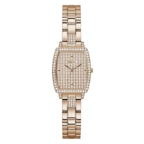 Brazalete Y Esfera Watch Guess Para Mujer En Tono Oro Rosa De 25 Mm - Venta Internacional.