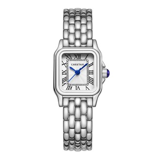 Foto 1 | Foto 1 | Reloj Cheetah Silver Para Mujer Con Pulsera Vintage Y Caja Rectangular - Venta Internacional.