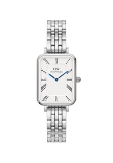 Foto 1 | Foto 1 | Reloj Daniel Wellington Quadro Con Números Romanos De 20 X 26 Mm, Plateado - Venta Internacional.