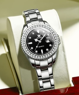Foto 5 | Foto 5 | Reloj Olevs Silver De Acero Inoxidable Impermeable Para Mujer - Venta Internacional.