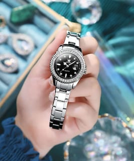 Foto 7 | Foto 7 | Reloj Olevs Silver De Acero Inoxidable Impermeable Para Mujer - Venta Internacional.