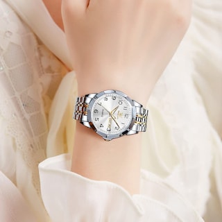 Foto 2 | Foto 2 | Reloj Olevs De Acero Inoxidable De Lujo Unisex Con Esfera Grande Y Diamante - Venta Internacional.