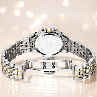 Foto 5 | Foto 5 | Reloj Olevs De Acero Inoxidable De Lujo Unisex Con Esfera Grande Y Diamante - Venta Internacional.