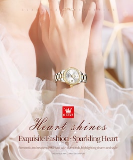 Foto 3 | Foto 3 | Reloj Olevs Diamond Automático Mecánico Bicolor Para Mujer - Venta Internacional.