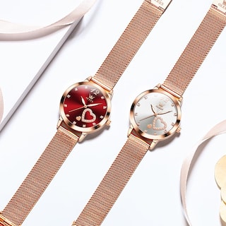 Foto 6 | Foto 6 | Set de Relojes Olevs Oro Rosa para Mujer - Venta Internacional