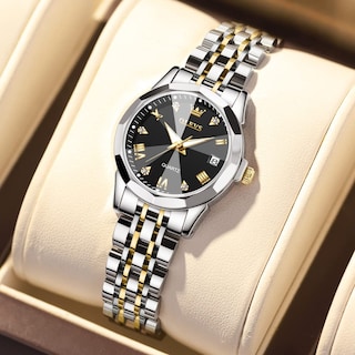 Foto 7 | Foto 7 | Reloj Olevs Dainty Two Tone Impermeable para Mujer - Venta Internacional
