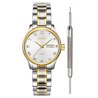 Foto 1 | Foto 1 | Reloj Olevs White Waterproof Business Para Mujer Con Calendario - Venta Internacional.