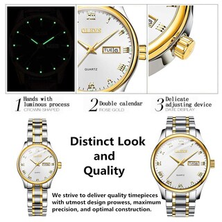 Foto 3 | Foto 3 | Reloj Olevs White Waterproof Business Para Mujer Con Calendario - Venta Internacional.