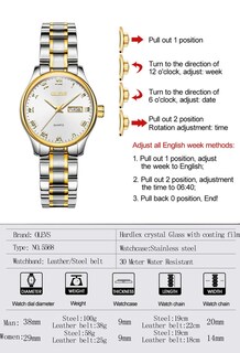 Foto 4 | Foto 4 | Reloj Olevs White Waterproof Business Para Mujer Con Calendario - Venta Internacional.