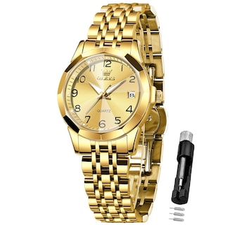 Foto 1 | Foto 1 | Reloj Olevs Dorado para Mujer-Venta Internacional