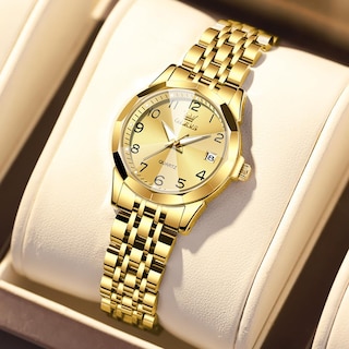 Foto 6 | Foto 6 | Reloj Olevs Dorado para Mujer-Venta Internacional