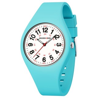 Foto 1 | Foto 1 | Reloj Golden Hour, Impermeable, Deportivo, Analógico, Unisex, Azul Claro - Venta Internacional.