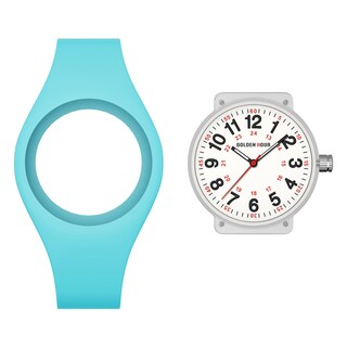 Foto 2 | Foto 2 | Reloj Golden Hour, Impermeable, Deportivo, Analógico, Unisex, Azul Claro - Venta Internacional.