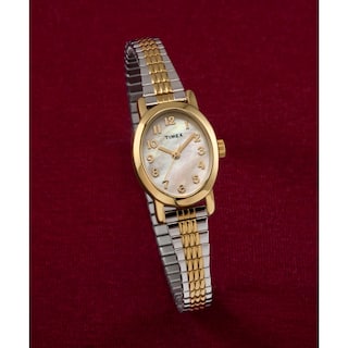 Foto 7 | Foto 7 | Reloj Timex Cavatina Esfera Nácar Dorada para Mujer - Venta Internacional