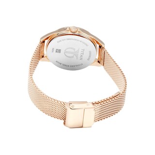 Foto 5 | Foto 5 | Reloj Titan Sparkle Para Mujer Con Cristales De Swarovski En Oro Rosa - Venta Internacional.