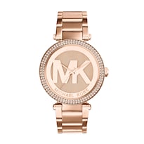 Reloj Michael Kors Parker Mk5865 Para Mujer En Tono Oro Rosa - Venta Internacional.
