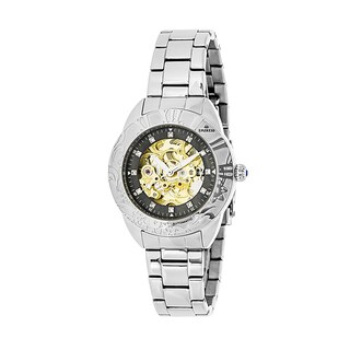 Foto 1 | Foto 1 | Reloj Empress Empem1102 Godiva Para Mujer Acero Plateado Y Negro - Venta Internacional.