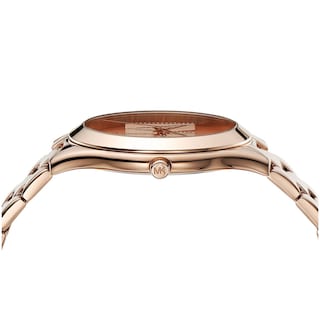 Foto 4 | Foto 4 | Reloj Michael Kors Mujer Slim Runway Mk4733 Caja Redonda 42mm Diámetro Acero Inoxidable Cierre Desplegable Movimiento Cuarzo