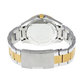 Foto 3 | Foto 3 | Reloj Fossil Mujer Riley Es3204 Caja Redonda 38mm Diámetro Acero Inoxidable Cierre Desplegable Movimiento Cuarzo Dial Plateado