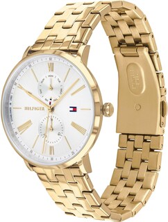 Foto 3 | Foto 3 | Reloj Tommy Hilfiger Mujer Jenna 1782069 Caja Redonda 38mm Diámetro Acero Inoxidable Cierre Desplegable Movimiento Cuarzo