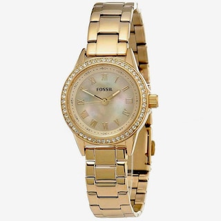 Foto 1 | Foto 1 | Reloj Fossil Mujer Madre De Perla Bq1098 Caja Redonda 25mm Diámetro Acero Inoxidable Cierre Desplegable Movimiento Cuarzo