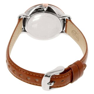 Foto 8 | Foto 8 | Reloj Fossil Mujer Jacqueline Es3842 Caja Redonda 36mm Diámetro Acero Inoxidable Cierre Hebilla Movimiento Cuarzo Dial Blanco