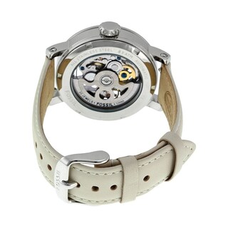 Foto 2 | Foto 2 | Reloj Fossil Mujer Boyfriend Me3069 Caja Redonda 38mm Diámetro Acero Inoxidable Cierre Hebilla Movimiento Cuarzo Dial Beige