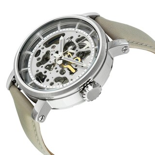 Foto 3 | Foto 3 | Reloj Fossil Mujer Boyfriend Me3069 Caja Redonda 38mm Diámetro Acero Inoxidable Cierre Hebilla Movimiento Cuarzo Dial Beige