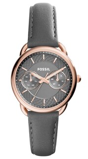 Foto 3 | Foto 3 | Reloj Fossil Mujer Tailor Es3913 Caja Redonda 35mm Diámetro Acero Inoxidable Cierre Hebilla Movimiento Cuarzo Dial Gris
