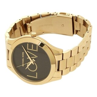 Foto 4 | Foto 4 | Reloj Michael Kors Mujer Runway Mk3803 Caja Redonda 40mm Diámetro Acero Inoxidable Cierre Desplegable Movimiento Cuarzo
