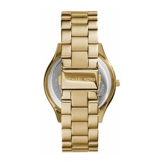 Foto 5 | Foto 5 | Reloj Michael Kors Mujer Runway Mk3803 Caja Redonda 40mm Diámetro Acero Inoxidable Cierre Desplegable Movimiento Cuarzo