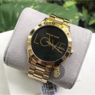 Foto 7 | Foto 7 | Reloj Michael Kors Mujer Runway Mk3803 Caja Redonda 40mm Diámetro Acero Inoxidable Cierre Desplegable Movimiento Cuarzo