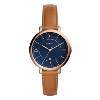 Foto 2 | Foto 2 | Reloj Fossil Mujer Jacqueline Es4274 Caja Redonda 36mm Diámetro Acero Inoxidable Cierre Hebilla Movimiento Cuarzo Dial Azul