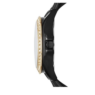 Foto 2 | Foto 2 | Reloj Fossil Mujer Riley Es3696 Caja Redonda 38mm Diámetro Acero Inoxidable Cierre Desplegable Movimiento Cuarzo Dial Negro