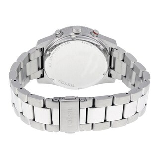 Foto 3 | Foto 3 | Reloj Fossil Mujer Boyfriend Es3883 Caja Redonda 40mm Diámetro Acero Inoxidable Cierre Desplegable Movimiento Cuarzo