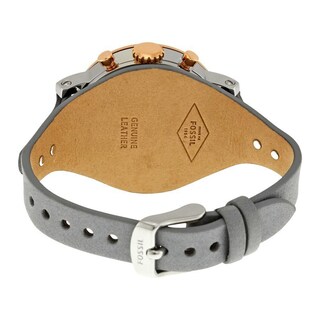 Foto 5 | Foto 5 | Reloj Fossil Mujer Boyfriend Es4045 Caja Redonda 38mm Diámetro Acero Inoxidable Cierre Hebilla Movimiento Cuarzo Dial Gris