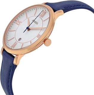 Foto 7 | Foto 7 | Reloj Fossil Mujer Jacqueline Es3843 Caja Redonda 36mm Diámetro Acero Inoxidable Cierre Hebilla Movimiento Cuarzo Dial Blanco