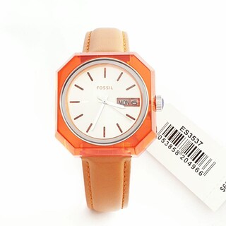 Foto 1 | Foto 1 | Reloj Fossil Mujer Classic Es3537 Caja Redonda 39mm Diámetro Acero Inoxidable Cierre Hebilla Movimiento Cuarzo Dial Blanco