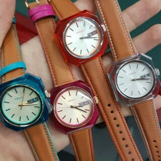 Foto 3 | Foto 3 | Reloj Fossil Mujer Classic Es3537 Caja Redonda 39mm Diámetro Acero Inoxidable Cierre Hebilla Movimiento Cuarzo Dial Blanco