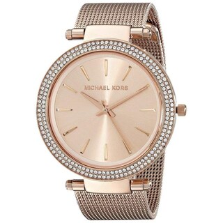 Foto 1 | Foto 1 | Reloj Michael Kors Mujer Classic Mk3369 Caja Redonda 39mm Diámetro Acero Inoxidable Cierre Desplegable Movimiento Cuarzo