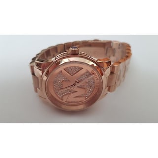 Foto 6 | Foto 6 | Reloj Michael Kors Mujer Classic Mk5853 Caja Redonda 38mm Diámetro Acero Inoxidable Cierre Desplegable Movimiento Cuarzo