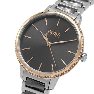 Foto 5 | Foto 5 | Reloj Hugo Boss Mujer Signature 1502569 Caja Redonda 34mm Diámetro Acero Inoxidable Cierre Desplegable Movimiento Cuarzo