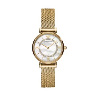 Foto 1 | Foto 1 | Reloj Emporio Armani Mujer Diamond Ar11321 Caja Redonda 33mm Diámetro Acero Inoxidable Cierre Desplegable Movimiento Cuarzo
