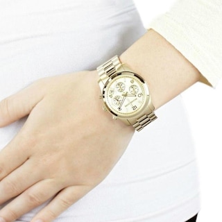 Foto 6 | Foto 6 | Reloj Michael Kors Mujer Classic Mk5055 Caja Redonda 37mm Diámetro Acero Inoxidable Cierre Desplegable Movimiento Cuarzo