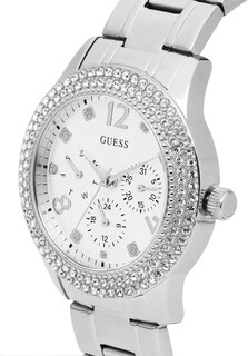 Foto 3 | Foto 3 | Reloj Guess Mujer Bedazzle W1097l1 Caja Redonda 40mm Diámetro Acero Inoxidable Cierre Desplegable Movimiento Cuarzo