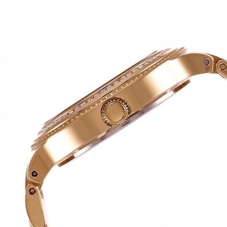 Foto 4 | Foto 4 | Reloj Guess Mujer Damenuhr W0637l3 Caja Redonda 36mm Diámetro Acero Inoxidable Cierre Desplegable Movimiento Cuarzo Dial Rose