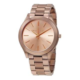 Foto 1 | Foto 1 | Reloj Michael Kors Mujer Slim Runway Mk3418 Caja Redonda 40mm Diámetro Acero Inoxidable Cierre Desplegable Movimiento Cuarzo