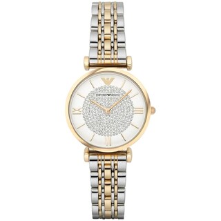 Foto 2 | Foto 2 | Reloj Emporio Armani Mujer Gianni T-bar Ar8031 Caja Redonda 34mm Diámetro Acero Inoxidable Cierre Desplegable