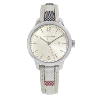 Foto 2 | Foto 2 | Reloj Burberry Mujer Classic Bu10113 Caja Redonda 32mm Diámetro Acero Inoxidable Cierre Desplegable Movimiento Cuarzo