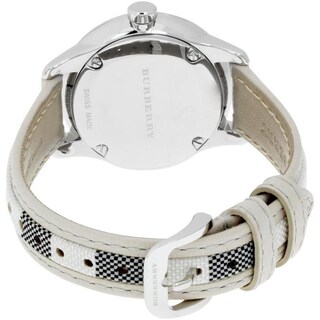 Foto 4 | Foto 4 | Reloj Burberry Mujer Classic Bu10113 Caja Redonda 32mm Diámetro Acero Inoxidable Cierre Desplegable Movimiento Cuarzo